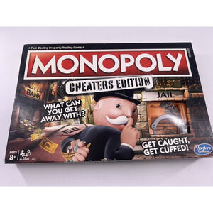 Vintage Complete Monopoly Cheaters Edition- Board Game Family Night Complete